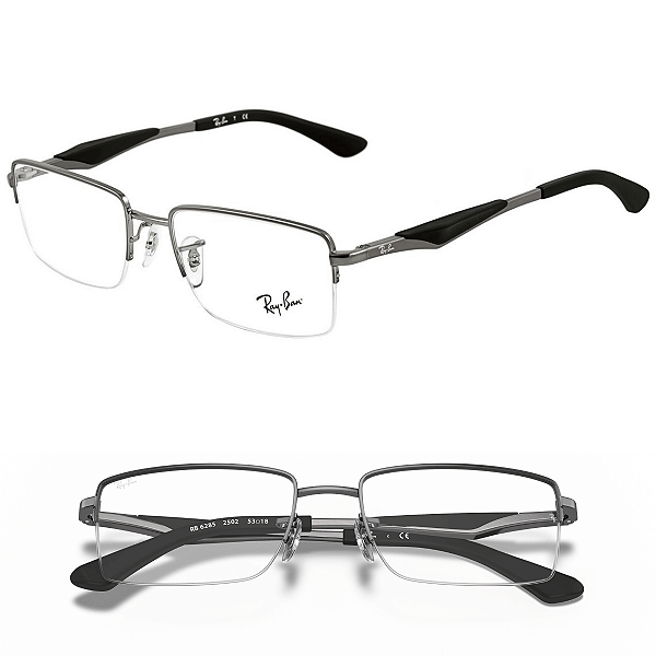 Armação Para Óculos de Grau Ray-Ban Optics RX6285 2502 53
