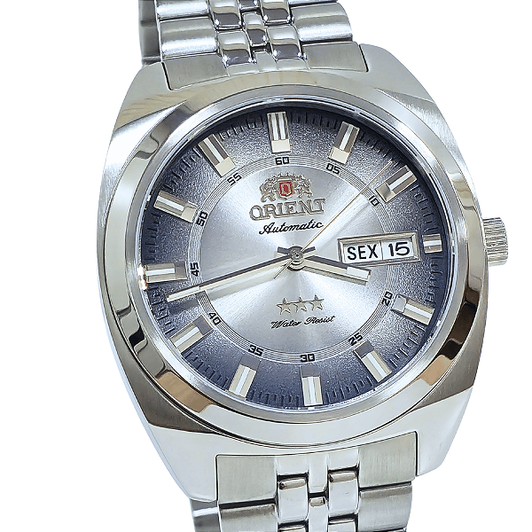 Relógio Orient Masculino Automático Três Estrelas Safira YN6SS005 S1SX
