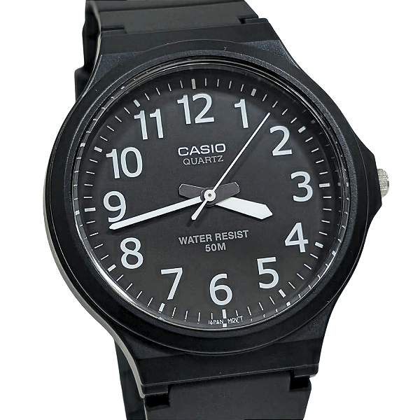 Relógio Casio Masculino Analógico Preto MW-240-1BVDF