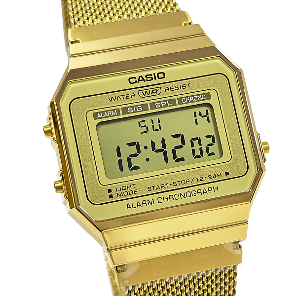 Relógio Casio Feminino Digital Vintage A700WMG-9ADF