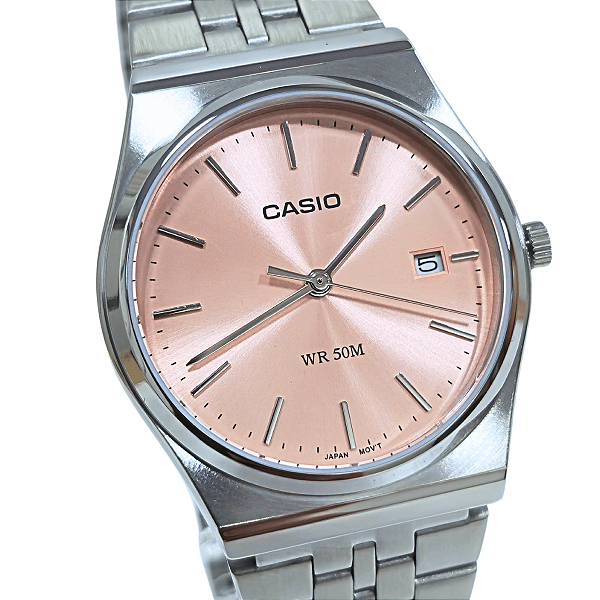 Relógio Casio Masculino Analógico Collection Prateado MTP-B145D-4AVDF