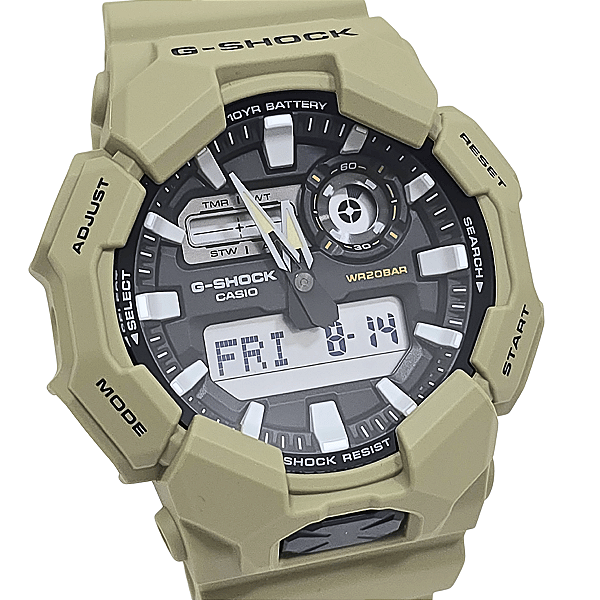 Relógio Casio Masculino Anadigi G Shock Carbon GA-010-5ADR