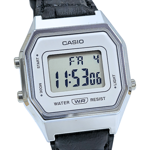 Relógio Casio Feminino Digital Vintage LA680WEL-1DF