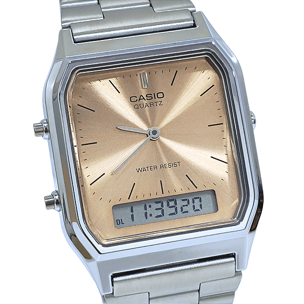 Relógio Casio Unissex AnaDigi Vintage AQ-230A-4AMQYDF