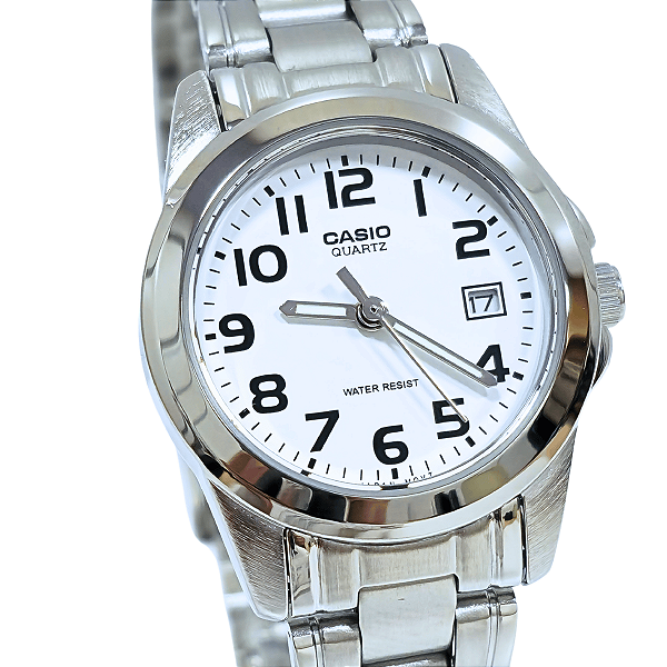 Relógio Casio Feminino Analógico Collection Prateado LTP-1259PD-7BEG