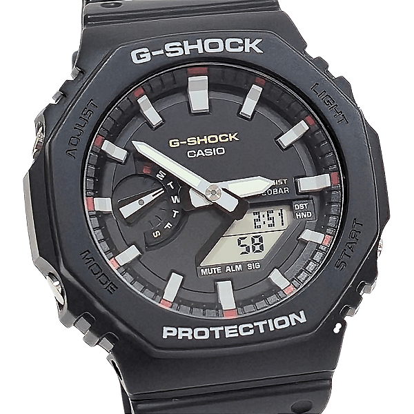 Relógio Casio Masculino Anadigi G Shock GA-2100RL-1ADR