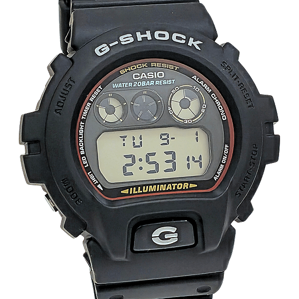 Relógio Casio Masculino G Shock Digital Preto DW-6900RL-1DR