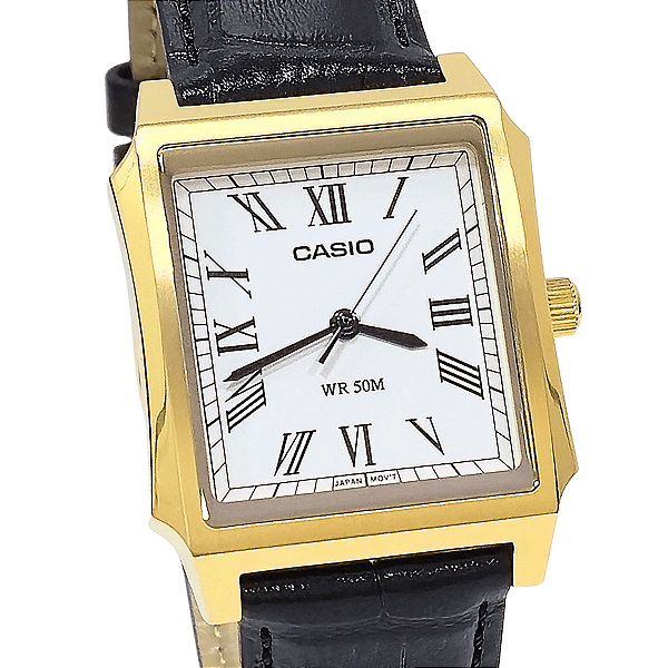 Relógio Casio Masculino Analógico Clássico Romanos MTP-B190GL-7BVDF