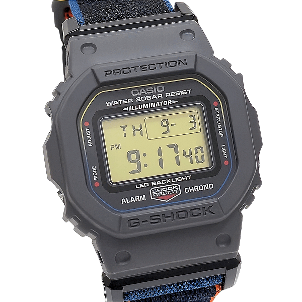 Relógio Casio Masculino Digital G Shock FIDLOCK DW-5600MNC-8A2DR