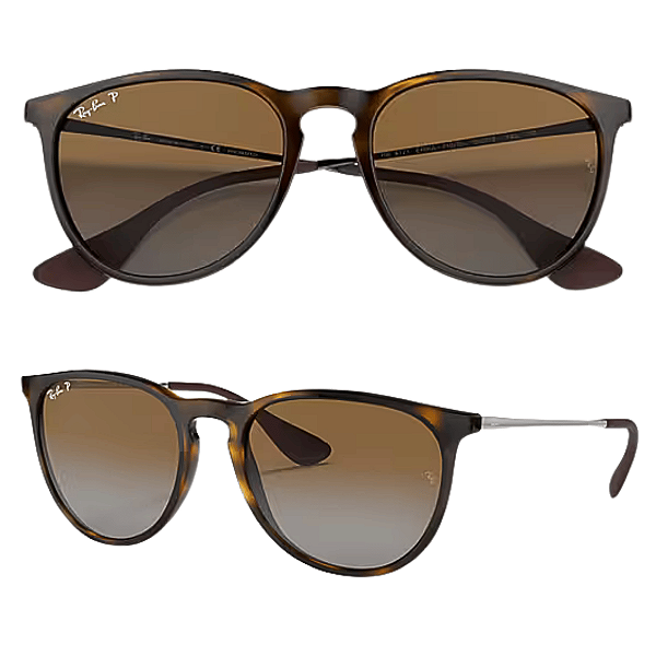 Óculos de Sol Ray-Ban Polarizado Erika Classic Havana RB4171L 710/T554