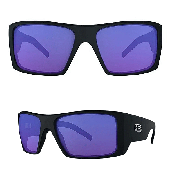 Óculos de Sol HB Rocker 2.0 Matte Black/ Blue Chrome 10100020243024