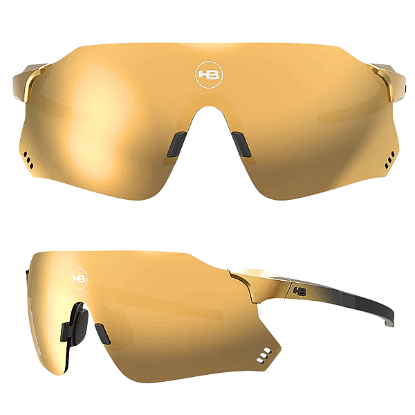 Óculos de Sol HB Quad X 2.0 M Grad Black Gold Chrome 10104930835026