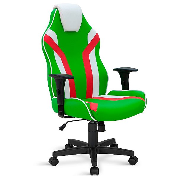 Cadeira Gamer Caramujo Giratória 5033 C/br 8317 VD/BC/VM