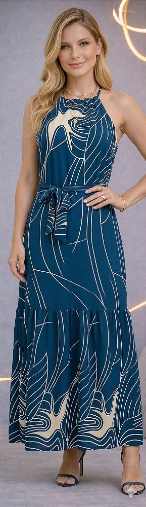 Vestido Estampado  0156 - Luciane