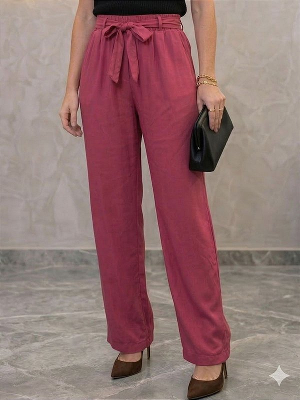 Calça Viscolinho Lisa 0310 - Paloma