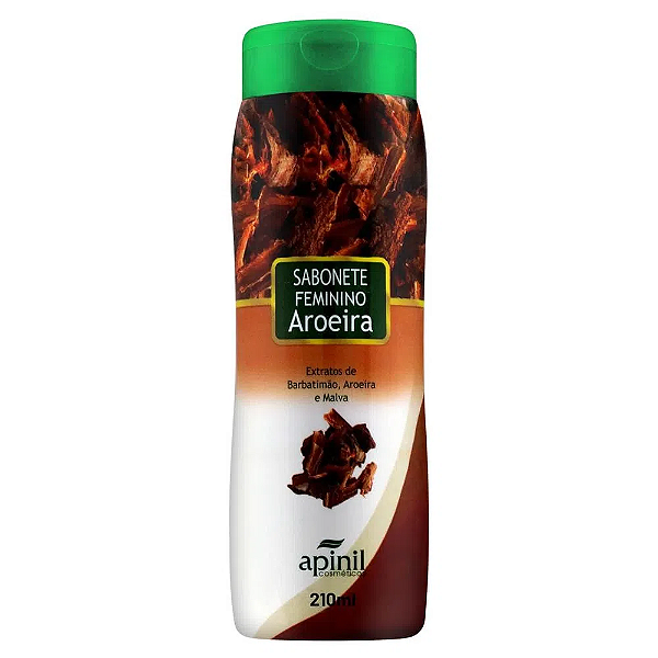 Sabonete Íntimo Feminino Aroma De Aroeira 210ml Apinil Cosméticos