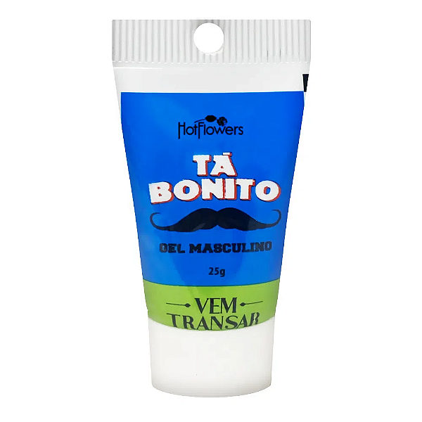 Tá Bonito Gel Masculino 25g Linha Vem Transar Hot Flowers