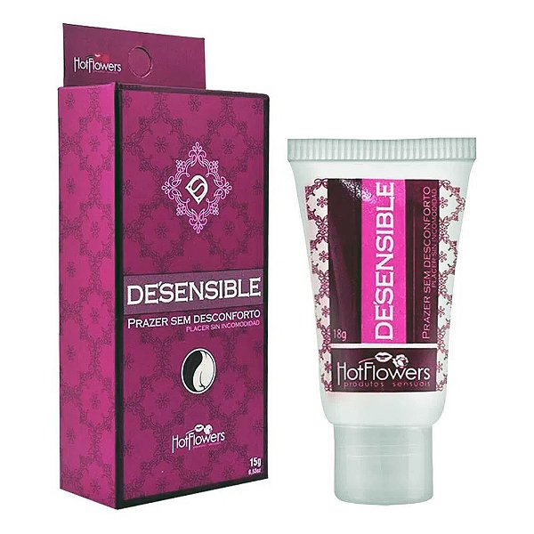 Desensible Gel Lubrificante 15g Hot Flowers