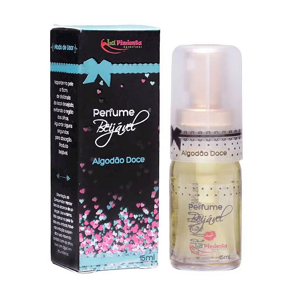 Perfume Beijável Com Aroma De Algodão Doce 15ml La PimientaPerfume Beijável Com Aroma De Algodão Doc