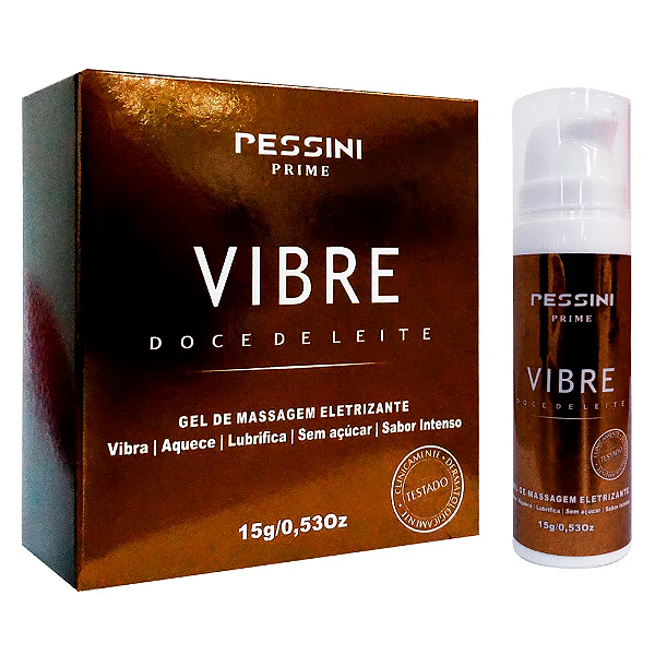 Vibre Gel De Massagem Eletrizante Sabor Doce de Leite Pessini