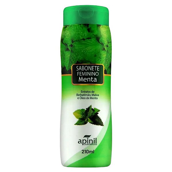 Sabonete Íntimo Aroma De Menta 210ml Apinil Cosméticos