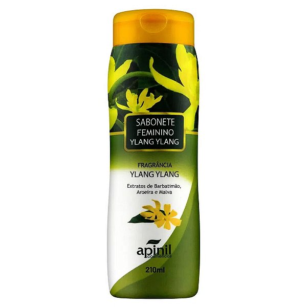 Sabonete Íntimo Feminino Aroma De Ylang Ylang 210ml Apinil Cosméticos