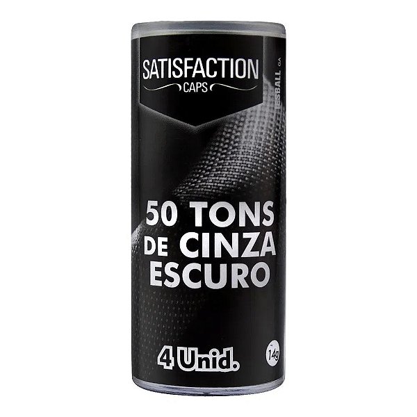 Iesball 50 Tons De Cinza Escuro Cápsulas Com Óleo Funcional 4 Unidades Satisfaction Caps