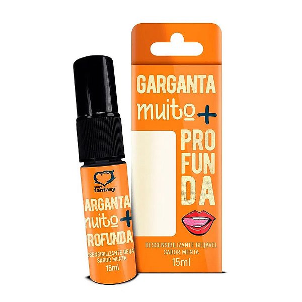 Garganta Muito Mais Profunda Dessensibilizante Em Spray Beijável Menta 15ml Sexy Fantasy