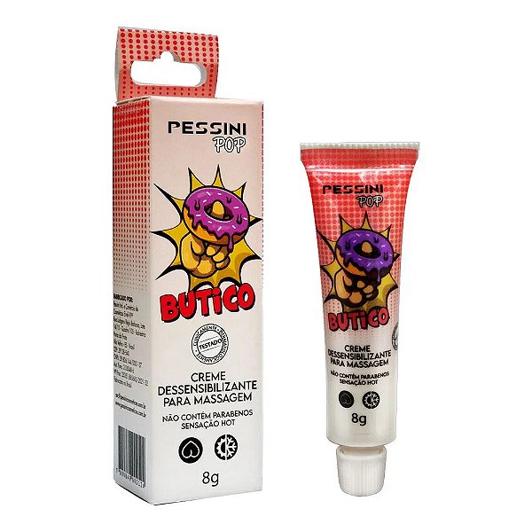 Butico Creme Dessensibilizante Esquenta E Esfria 8g Linha Pop Pessini