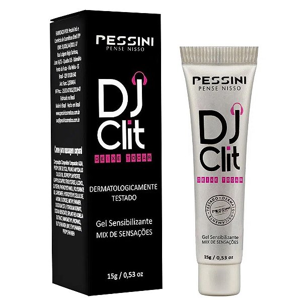 Gel Excitante Feminino Dj Clit Deixe Tocar 15g Pessini