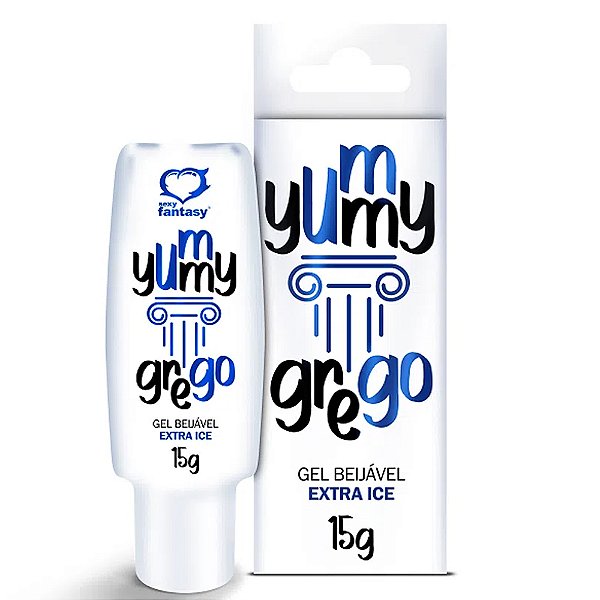 Yummy Grego Gel Beijável  Extra Ice 15G Sexy Fanntasy