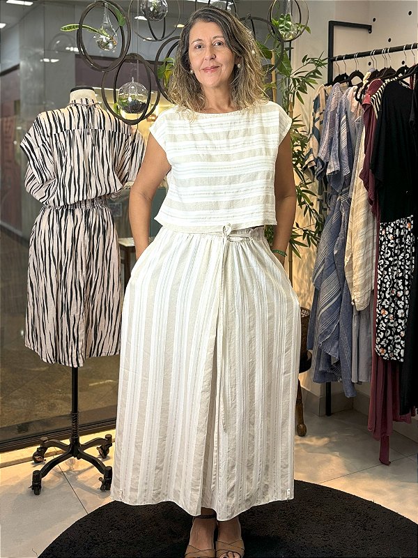 Saia Copa Linho Trigo