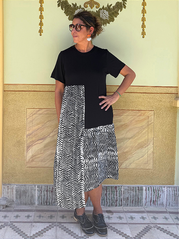 Vestido Francisca P&B