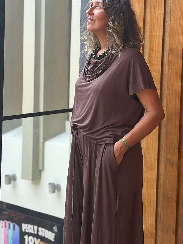 Pantalona Lídia Chocolate