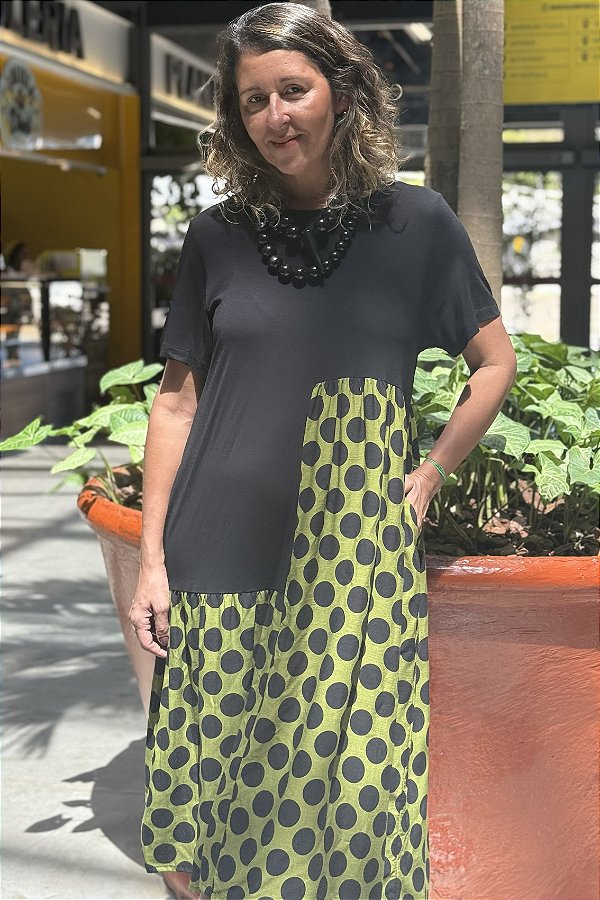 Vestido Francisca Poá Oliva