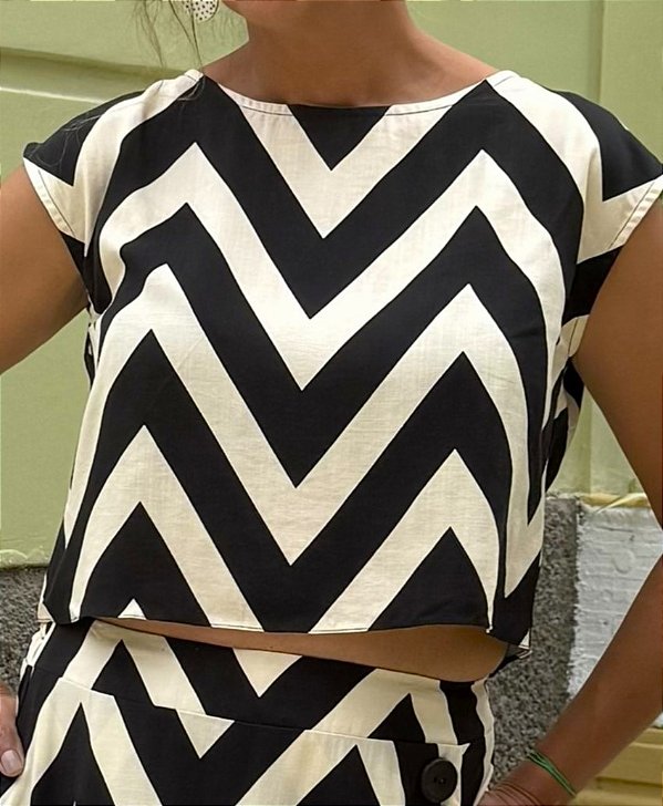 Blusa Copa Chevron