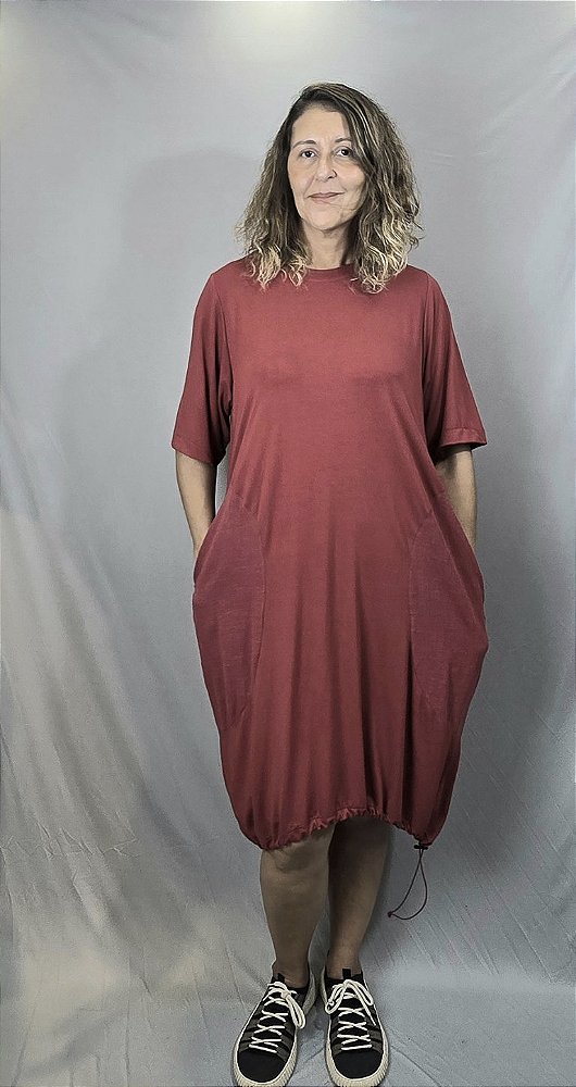 Vestido Oslo Merlot