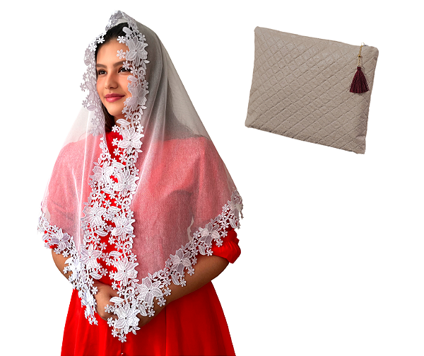Véu CCB Ellizy + Porta Véu de Luxo