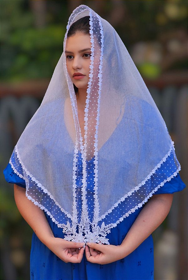 Véu Karynne com Aplicação 3D