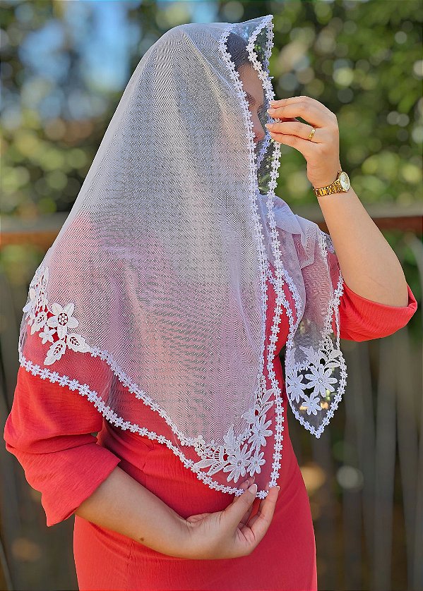 Véu CCB de Luxo Lara + Porta Véu de Brinde