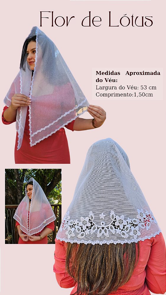 Véu CCB Flor de Lótus