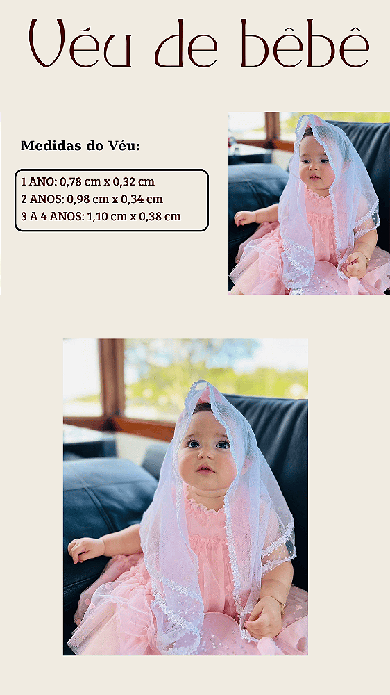 Véu ccb de Bebê