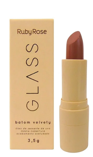 Batom em bala Velvety Glass- Ruby Rose
