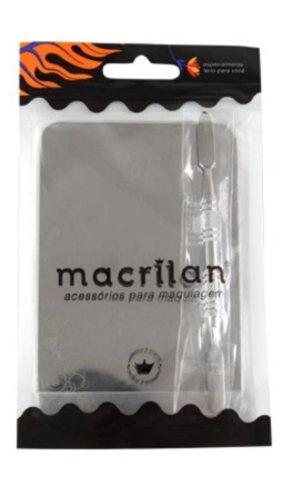 Placa e espátula para maquiagem Macrilan