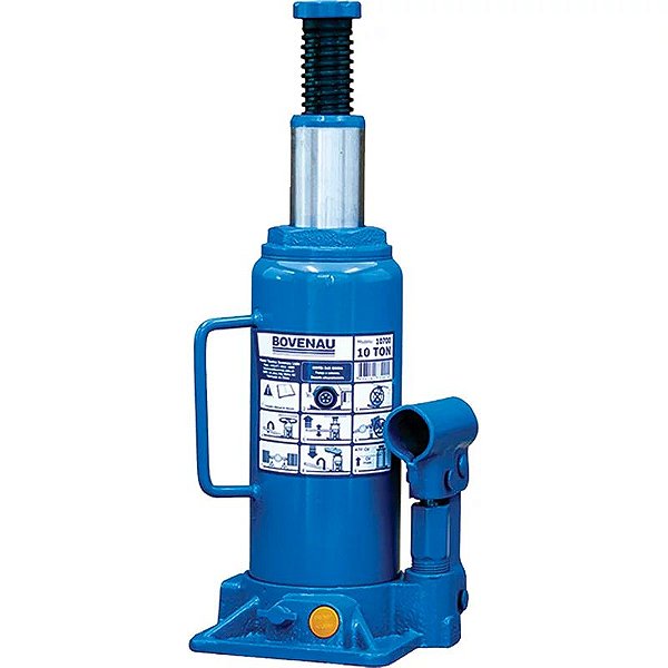 Macaco Hidráulico Tipo Garrafa com Capacidade para 10 Toneladas CJ10 - 10700 Bovenau