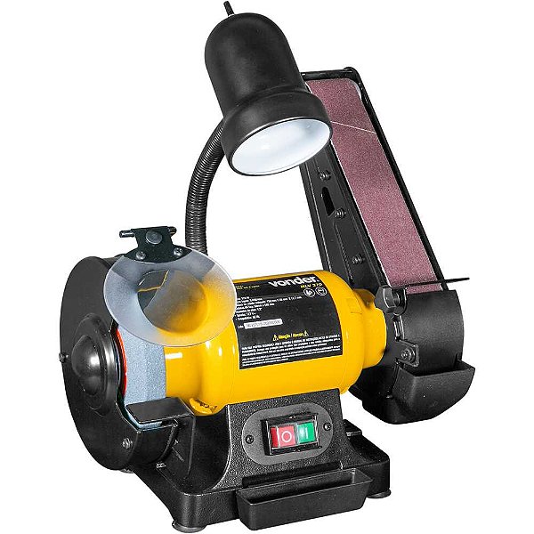 Motoesmeril e lixadeira de cinta 2 em 1 370W MLV 370 220V VONDER