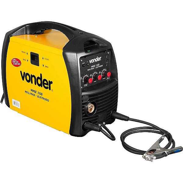 Máquina para solda MIG/MAG e eletrodo 160 A MME 160 Minimig 220V monofásica VONDER