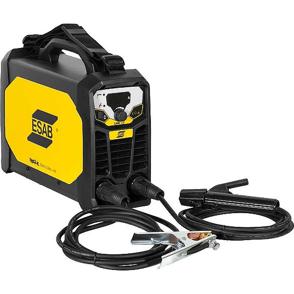 Inversor para solda com eletrodo e TIG 200 A Rogue LHN 242i com acessórios sem tocha 220V monofásico 0742528 ESAB