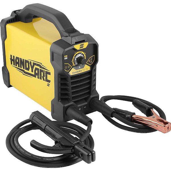 Inversor para solda com eletrodo 130 A Handyarc 132i com acessórios bivolt 127V/220V monofásico 0743463 ESAB