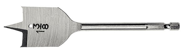 Broca para Madeira com Ponta Chata 1.3/8" - 150 mm Tramontina MASTER em Aço Especial